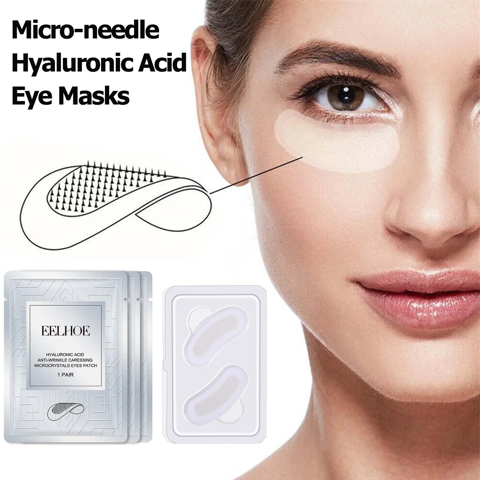 Microneedle Patch Eye - Микроигольчатые патчи для глаз с гиалуроновой