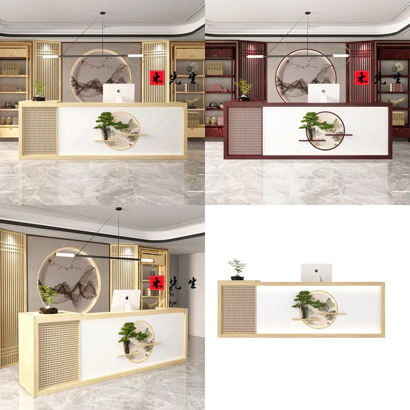 Spa And Wellness Hotel - Стойка ресепшн из массива дерева в