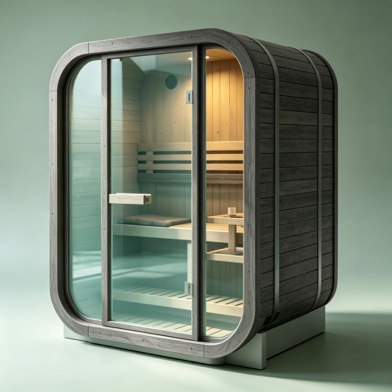 Spa And Wellness Hotel - Большая индивидуальная сауна из массива дерева