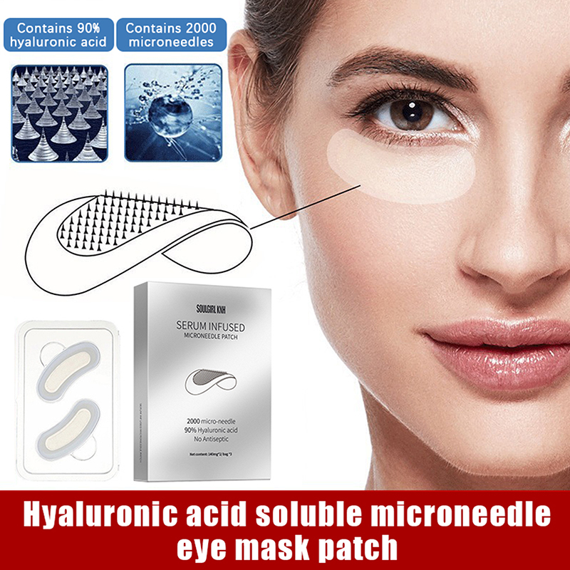 Microneedle Patch Eye - 1/3 пары патчей-масок для глаз с